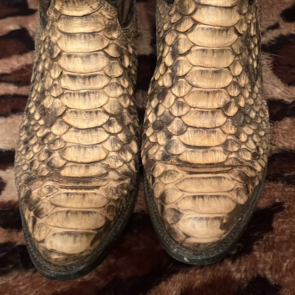 Panhandle Slim Snake Skin Boots Python - image 7